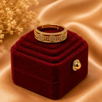 Luxury Circular Crystal Ring
